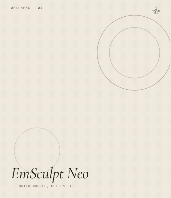 EmSculpt Neo treatment at Second Season